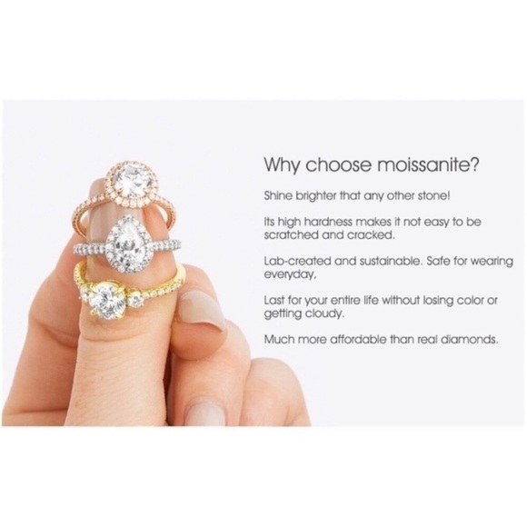 Certified .3ct Moissanite 4mm Single Screw Lock Stud 18K GP Earring NEW - Picture 9 of 11